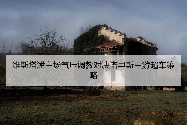 维斯塔潘主场气压调教对决诺里斯中游超车策略